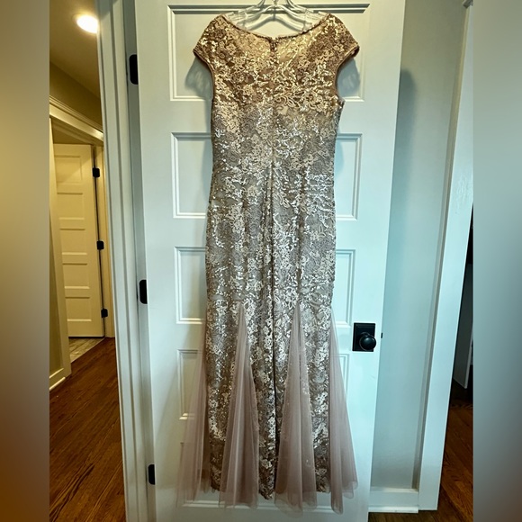 Evening Gown (or Prom Dress) / size 10 / worn once - Picture 3 of 4